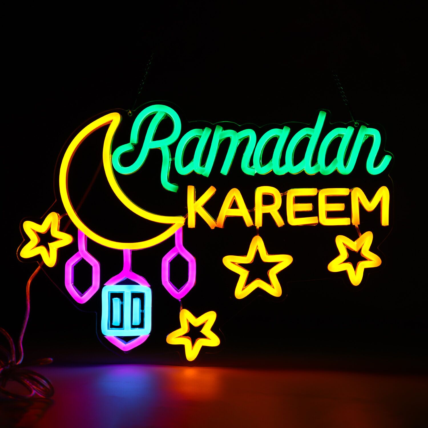 RamadanKareem Neon Light Indoor Outdoor | Bright Eid Decor LED Light for Masjid Home Business - Image 1